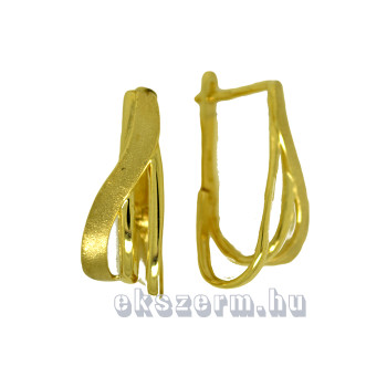 Arany Francia Kapcsos Fülbevaló AU 33791