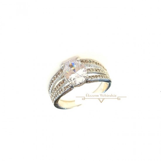 Fehérarany Gyűrű (méret:53) LD 52288