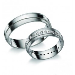 Fehérarany Karikagyűrű AU ROB2 Fehérarany Karikagyűrű AU ROB2