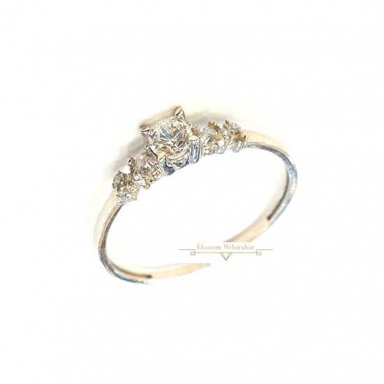 Fehérarany Gyűrű (méret:62) SG 59344