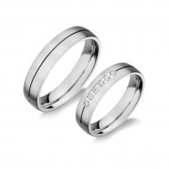 Fehérarany Karikagyűrű AU ROH543/F Fehérarany Karikagyűrű AU ROH543/F