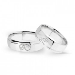 Fehérarany Karikagyűrű RA ROA858 Fehérarany Karikagyűrű RA ROA858