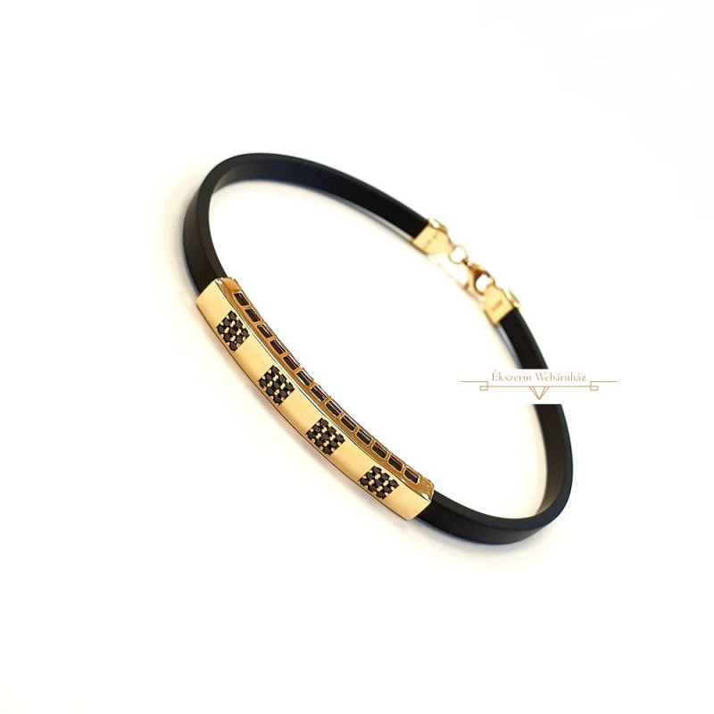 Arany Kaucsuk (méret:20) Karkötő  SG 59264