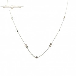 Fehérarany Lánc (méret:42,5) AU 59742