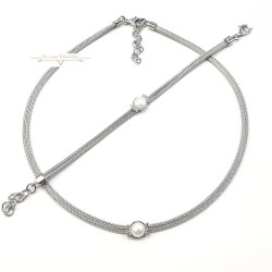 Ezüst Nyakék (méret:40-44) VA 95061