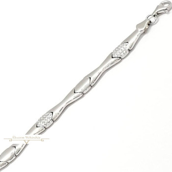 Fehérarany Karlánc (méret:19) AU 72321