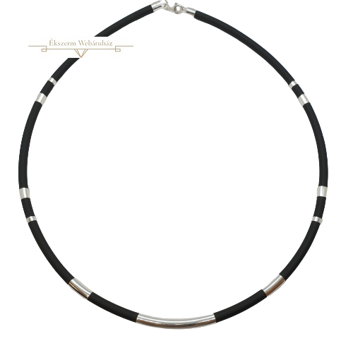 Ezüst-Kaucsuk (méret:59) Lánc LD 119976