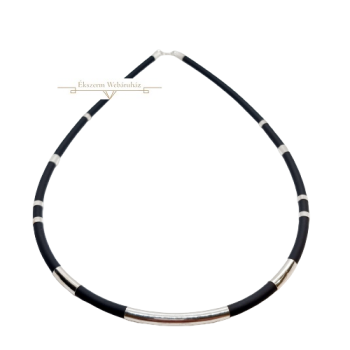 Ezüst-Kaucsuk (méret:54) Lánc LD 121236