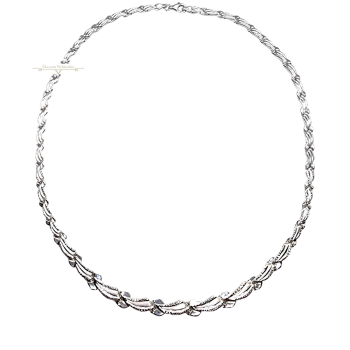 Ezüst Nyakék (méret:51) SC 120273