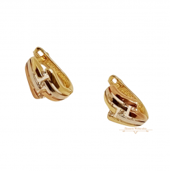 Arany Francia Kapcsos Fülbevaló AU 82019