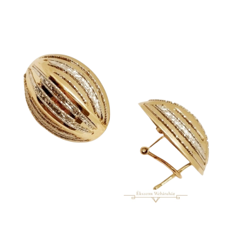 Arany Omega Záras Fülbevaló AU 78698