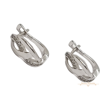 Fehérarany Francia Kapcsos Fülbevaló AU 83124