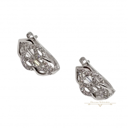 Fehérarany Francia Kapcsos Fülbevaló AU 78058 Fehérarany Francia Kapcsos Fülbevaló AU 78058