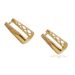 Arany Francia Kapcsos Fülbevaló AU 79827