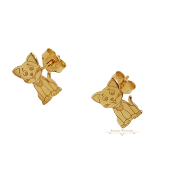 Arany Cica Stekkeres Fülbevaló AU 83181