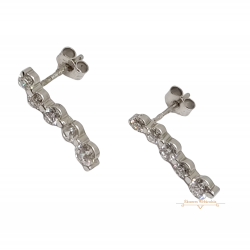 Fehérarany Stekkeres Fülbevaló AU 5798