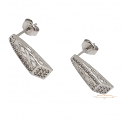 Fehérarany Stekkeres Fülbevaló AU 71074