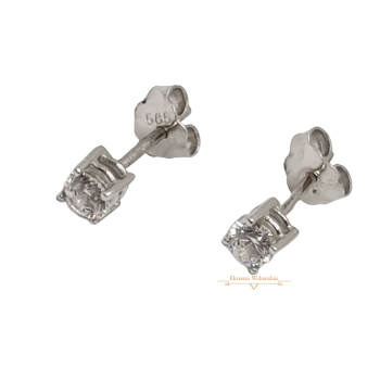 Fehérarany Stekkeres Fülbevaló AU 51342