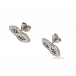 Fehérarany Stekkeres Fülbevaló AU 30525