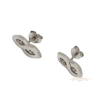 Fehérarany Stekkeres Fülbevaló AU 30525