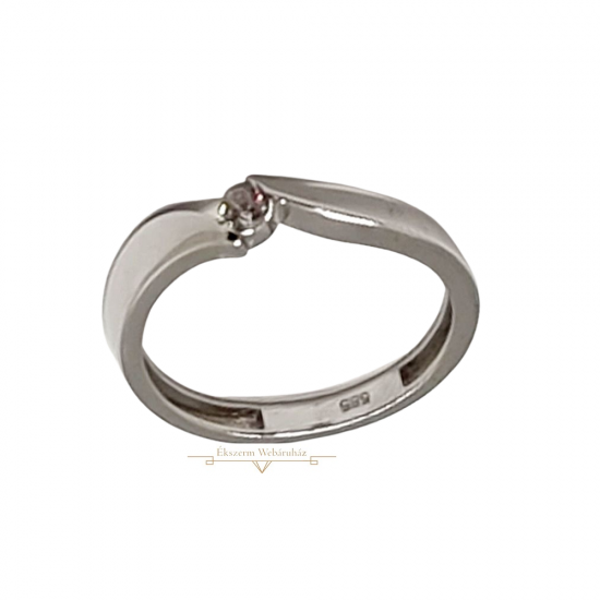 Fehérarany Gyűrű (méret:56) AC 77690