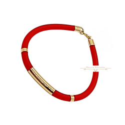 Arany Gyermek Kaucsuk (méret:13) Karkötő AU 81941