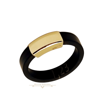 Arany Kaucsuk (méret:60) Gyűrű AU 79345