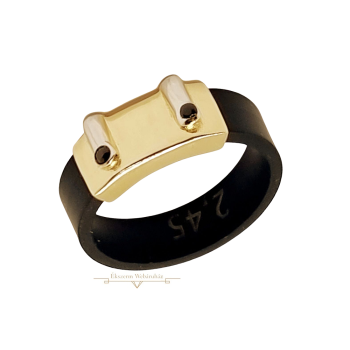 Arany Kaucsuk (méret:60) Gyűrű AU 79361