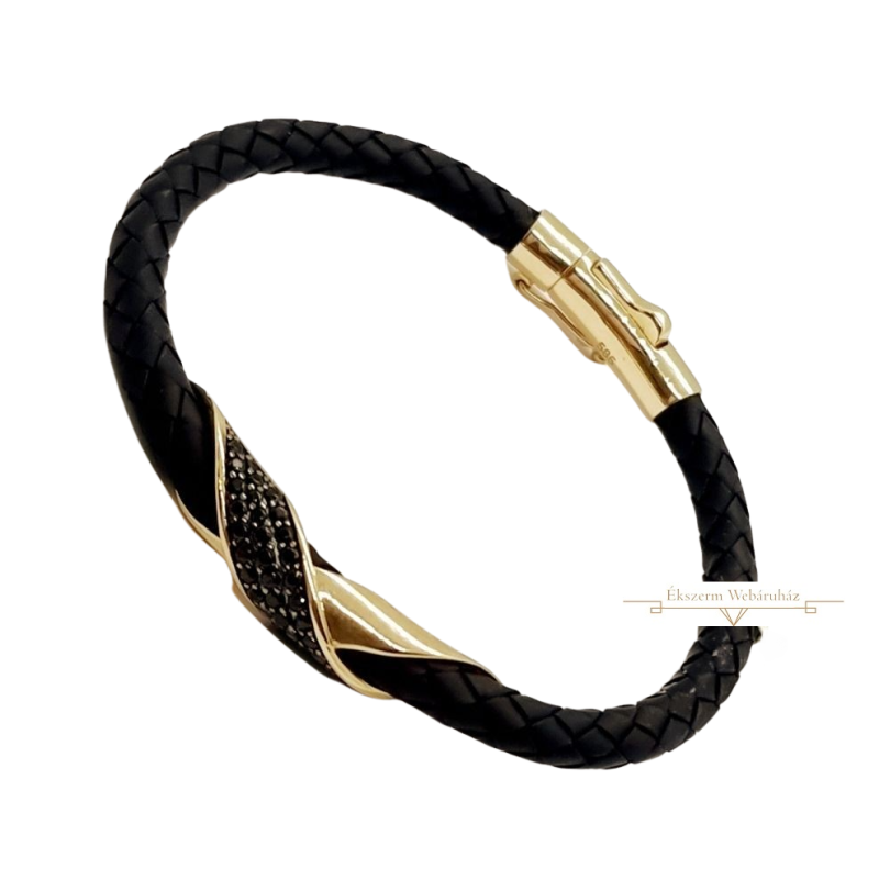 Arany Kaucsuk (méret:18,5) Karkötő AC 79507