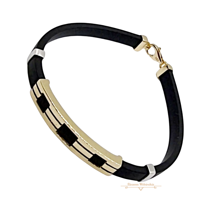 Arany Kaucsuk (méret:21) Karkötő SC 82312