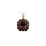 Arany Gránát Köves Medál AU 78311