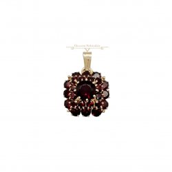 Arany Gránát Köves Medál AU 78311