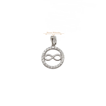 Fehérarany Végtelen Medál AU 83309