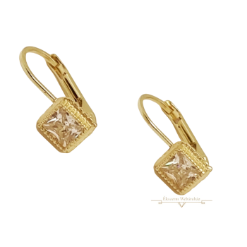 Arany Hagyományos Kapcsos Fülbevaló AU 80389