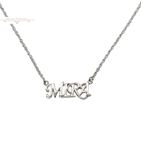 Név Medálos Ezüst Nyaklánc (méret:46) EK 123670 Név Medálos Ezüst Nyaklánc (méret:46) EK 123670