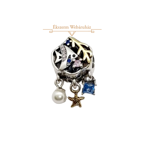 EZÜST TENGER CHARM