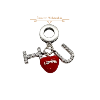 EZÜST I LOVE YOU CHARM