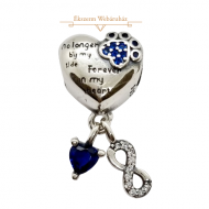 EZÜST ÖRÖKRE A SZÍVEMBEN CHARM