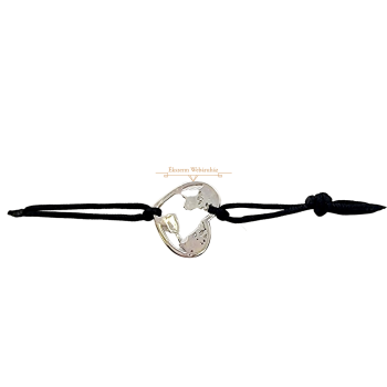 Ezüst Óra Kísérő Karkötő AT 128477