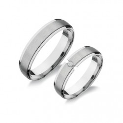 Fehérarany Karikagyűrű AU ROH545/F Fehérarany Karikagyűrű AU ROH545/F