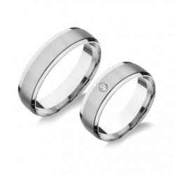 Fehérarany Karikagyűrű AU ROH640/F Fehérarany Karikagyűrű AU ROH640/F