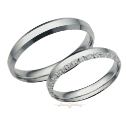 Fehérarany Karikagyűrű  AU ROX9