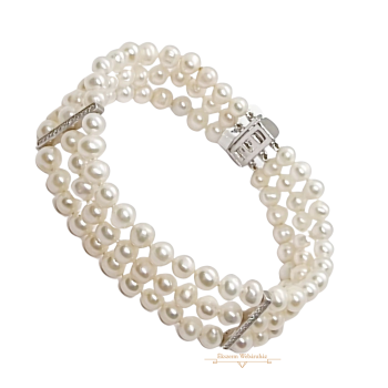 Tenyésztett Gyöngy Karlánc (méret:19) SIH 130567