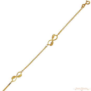 Arany Bokalánc (méret:24-27) AU 86805