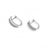 Fehérarany Francia Kapcsos Fülbevaló AU 64856 Fehérarany Francia Kapcsos Fülbevaló AU 64856