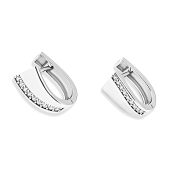 Fehérarany Francia Kapcsos Fülbevaló AU 68178