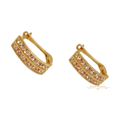 Arany Francia Kapcsos Fülbevaló AU 84211