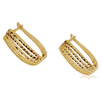 Arany Francia Kapcsos Fülbevaló AU 84244