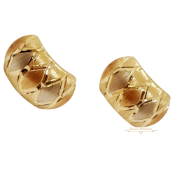 Arany Francia Kapcsos Fülbevaló AU 84349