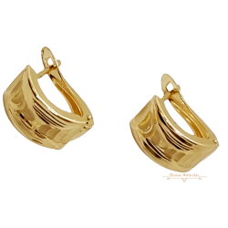 Arany Francia Kapcsos Fülbevaló AU 84389